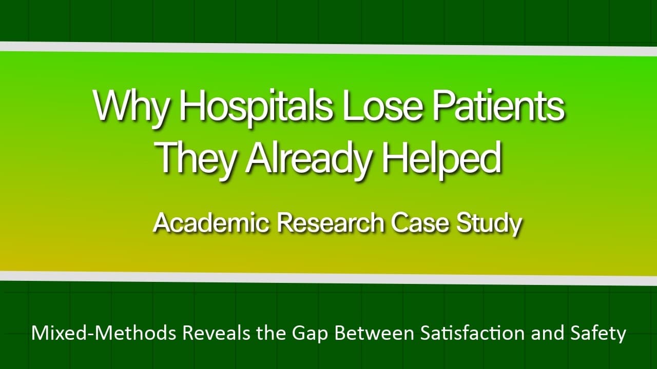 Satisfaction Scores Went Up. Readmissions Didn't. Here's Why.