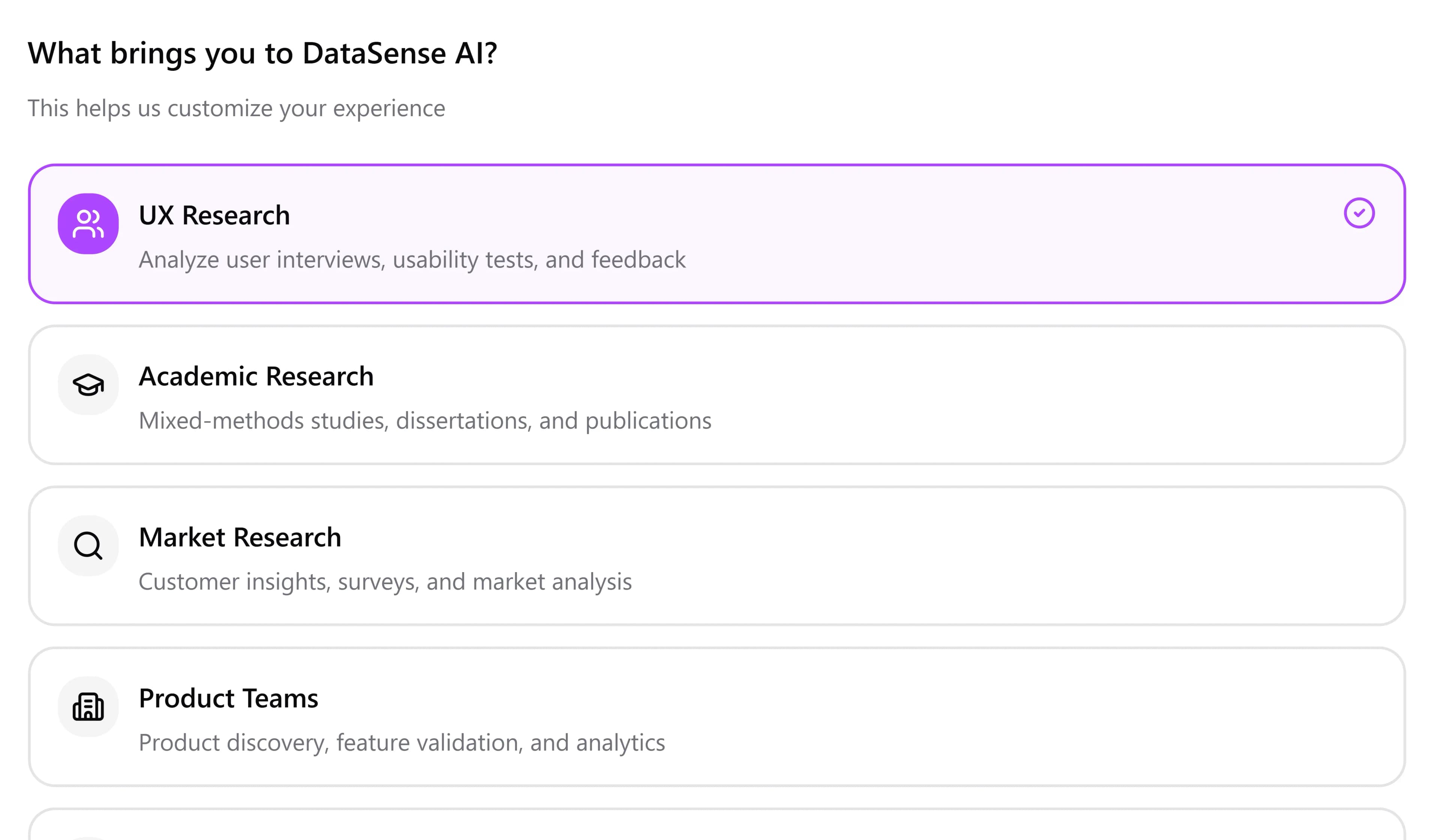 create project using wizard